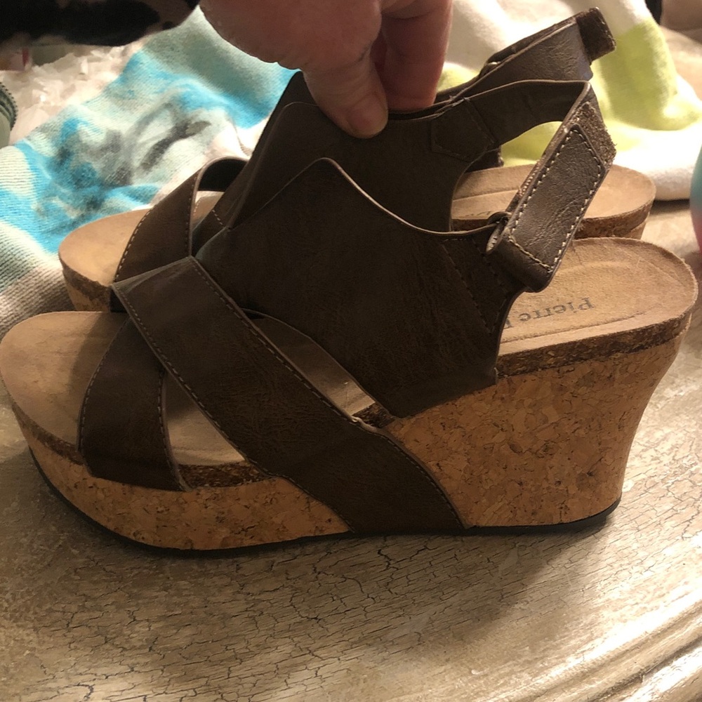 🤎WEDGE SANDALS - Picture 2 of 7